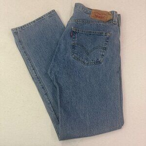 Levi’s 501 XX Men’s Original Fit Button Fly Jeans Size 36x34 Blue Denim Used